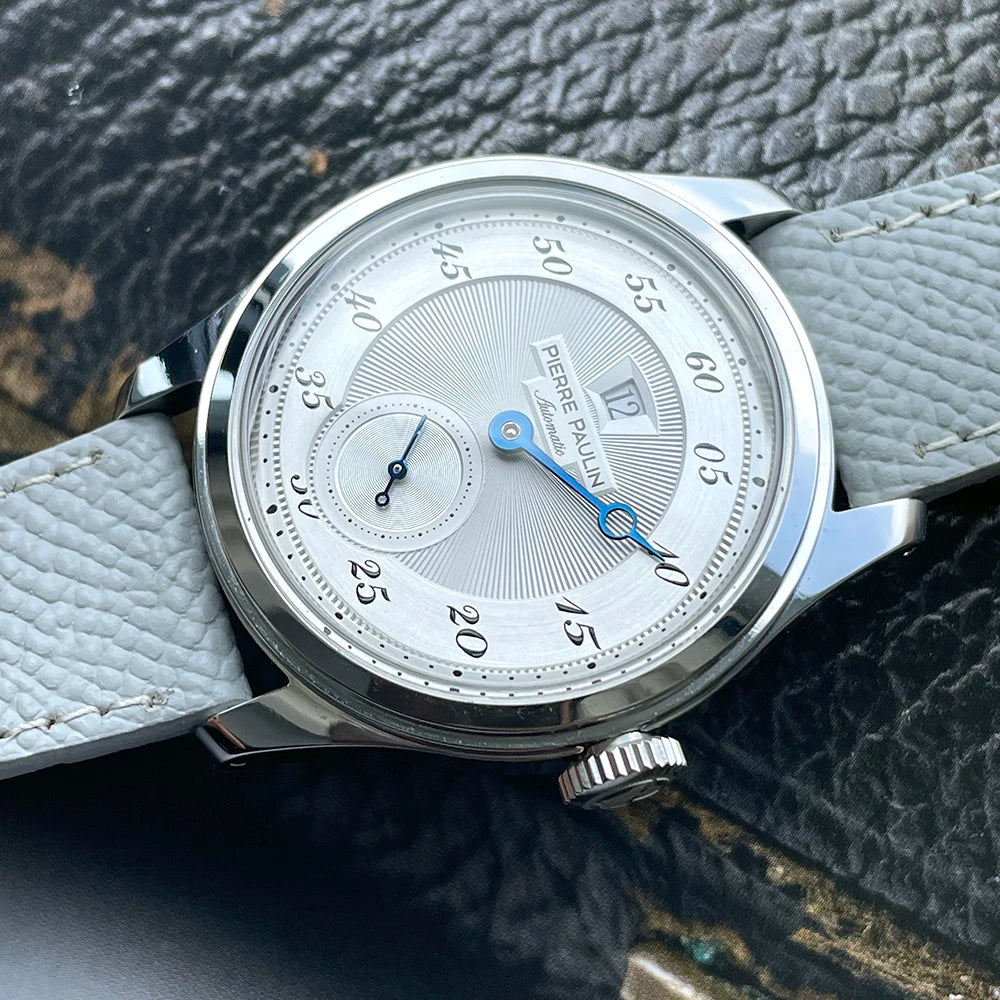 Vexaroa Jumping Hour Automatic Watch, 38mm Vintage Men's Date Dial