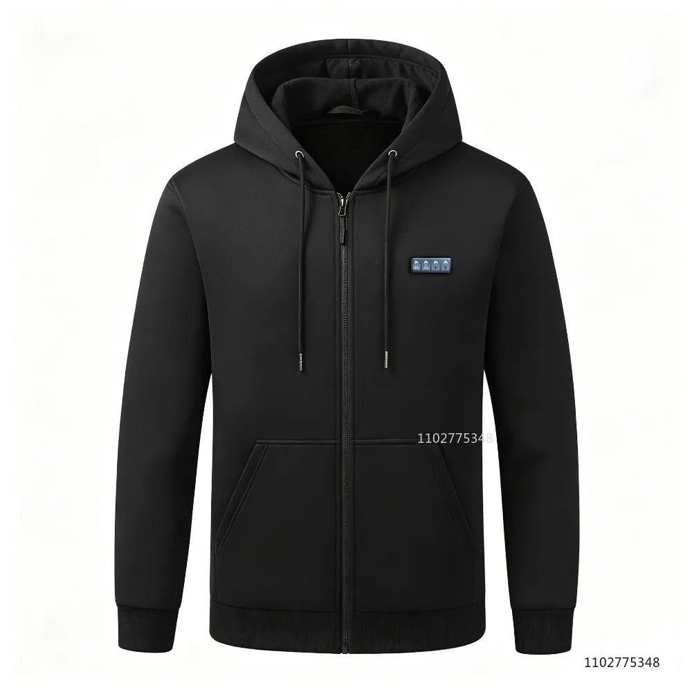 Vexaroa 38-Zone USB Heated Hoodie Jacket – Men & Women Winter