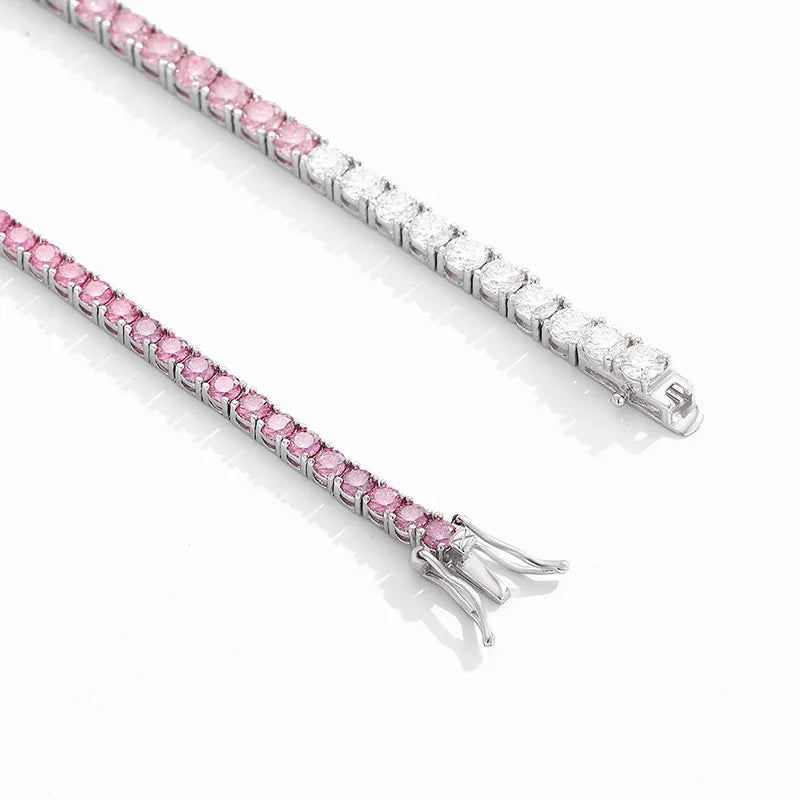 Vexaroa PT950 Platinum Gradient Moissanite Bracelet | Vexaroa