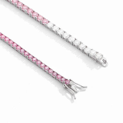Vexaroa PT950 Platinum Gradient Moissanite Bracelet | Vexaroa