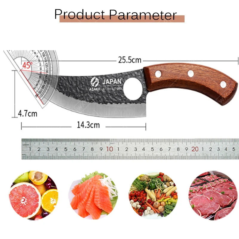 Vexaroa Kitchen Boning Knife and Cleaver product photo, view 6