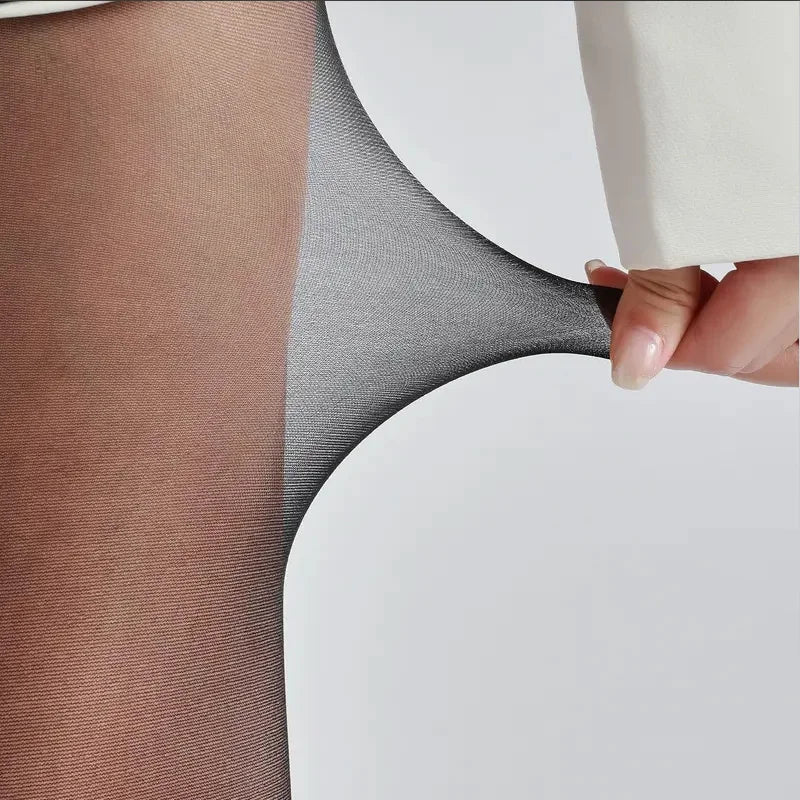 Vexaroa Ultra-Thin Black Line Pantyhose Transparent Tights