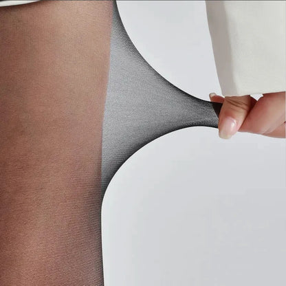 Women Black Line Pattern Stockings Slim Ultra-thin Anti Hook Pantyhose Skinny Looking Sexy Sunscreen Transparent Female Tights