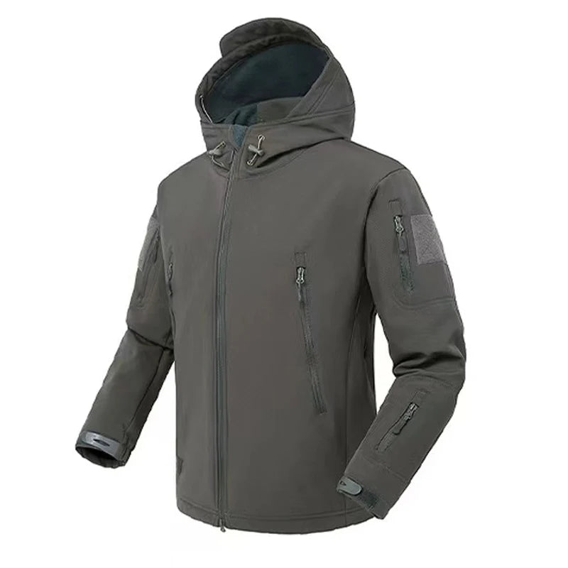 Vexaroa Men's SoftShell Fleece Jacket & Pants Windproof Set