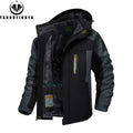 Vexaroa Men's Fleece-Lined Hooded Winter Jacket