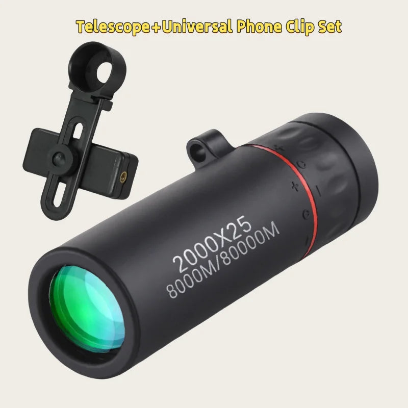 Vexaroa HD Compact Monocular Telescope with Phone Holder
