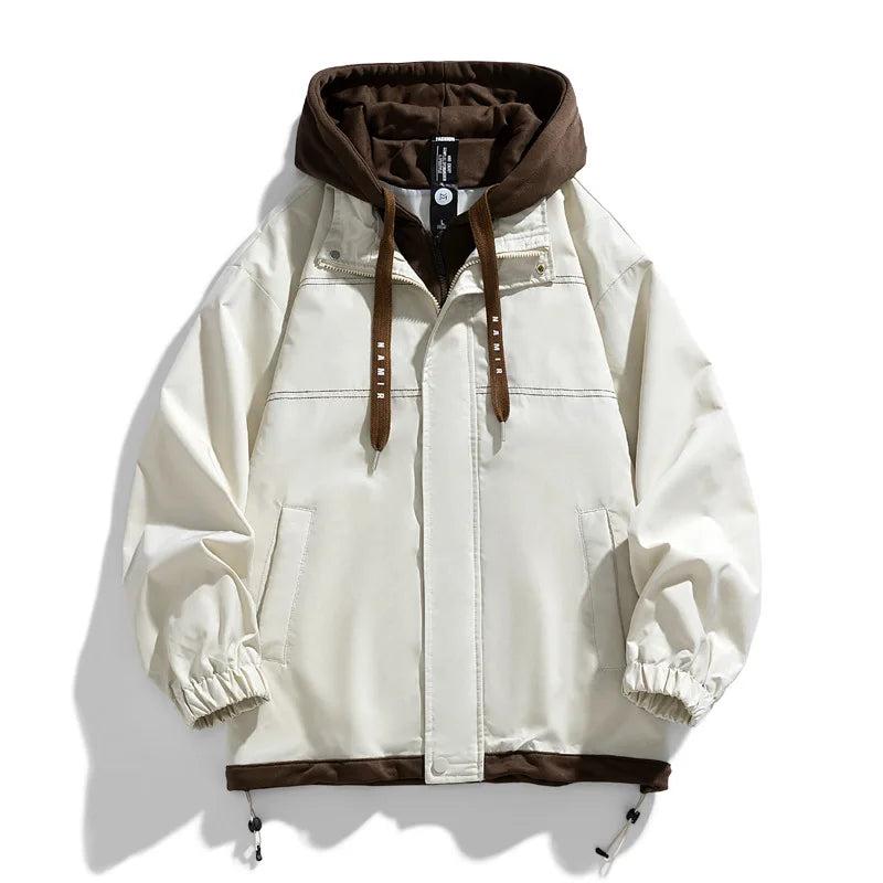 Vexaroa Men's Hooded Color-Block Baseball Jacket — product image 15