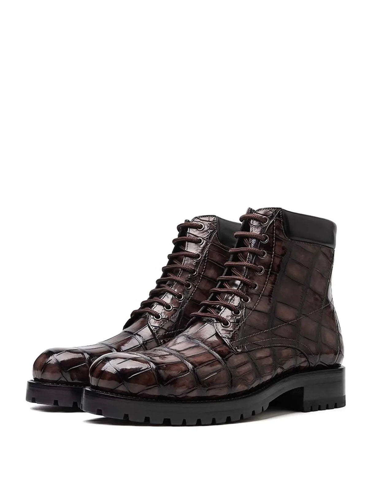 Men's Exotic Crocodile Leather Boots | Vexaroa