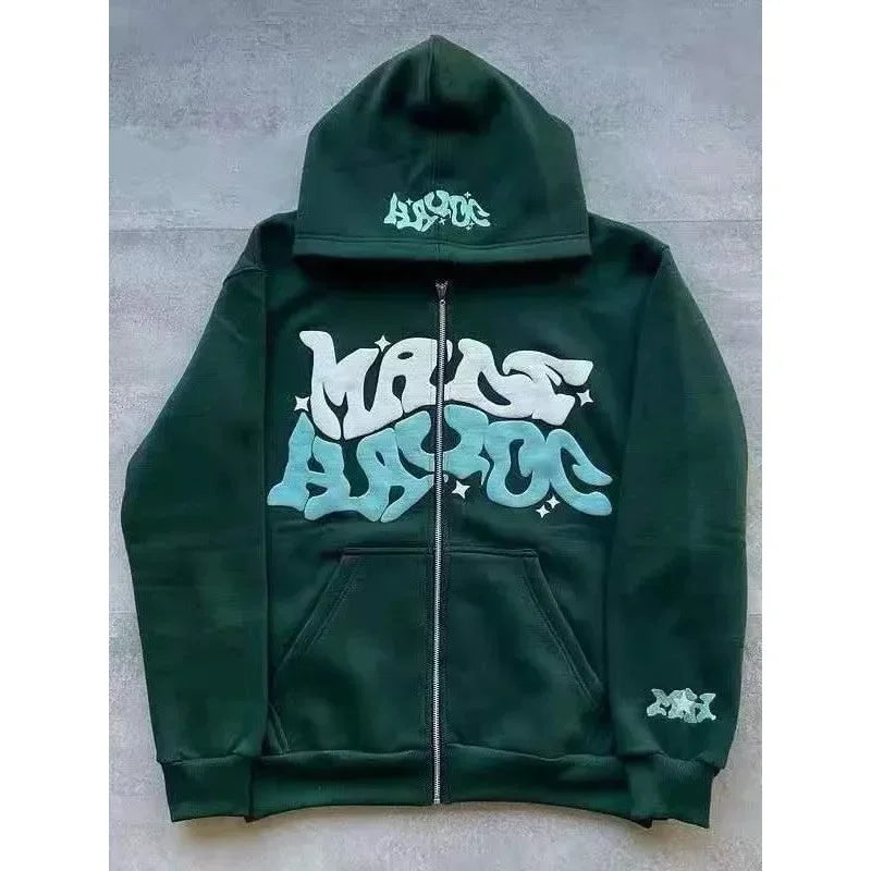 Vexaroa Fleece Print Zip-Up Hoodie product image 17 | Vexaroa