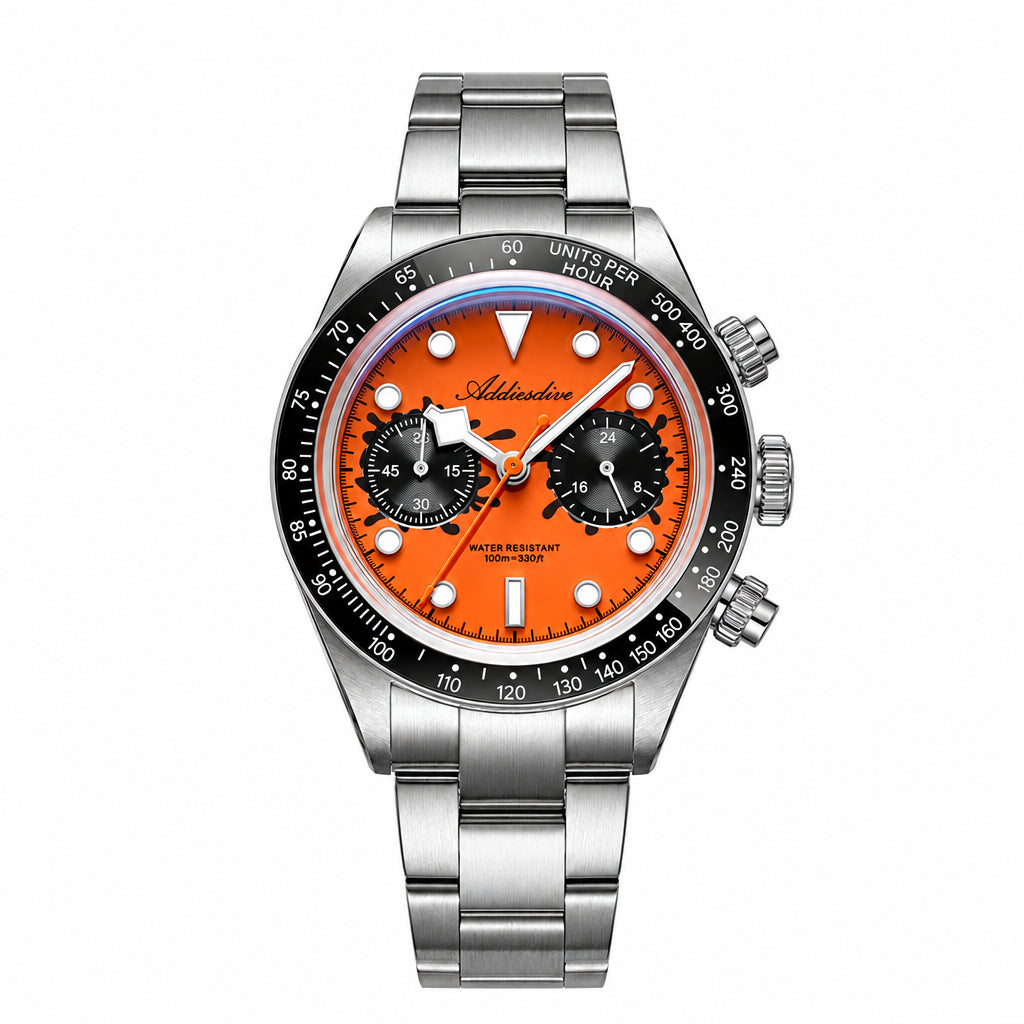 Vexaroa K1 Quartz Watch Bubble Mirror Ceramic Bezel 100M