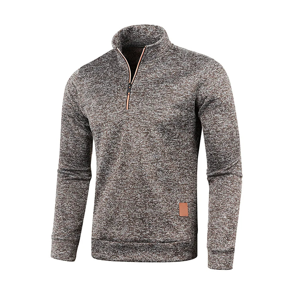 Vexaroa Men's Half-Zip Mock-Neck Sweatshirt — product image 5