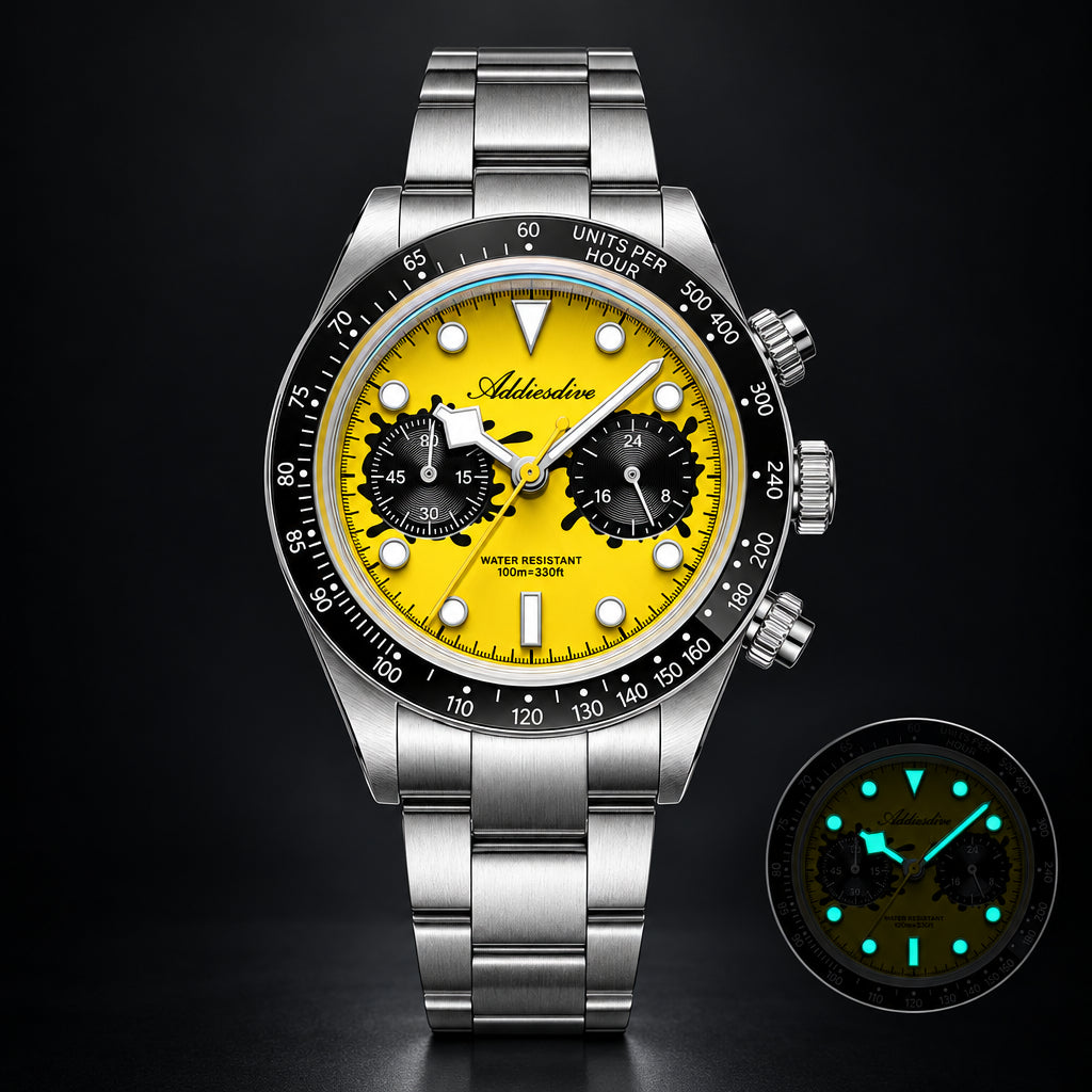 Vexaroa K1 Quartz Watch Bubble Mirror Ceramic Bezel 100M — product image