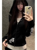 Vexaroa American Retro Print Women's Hoodie product image 1 | Vexaroa