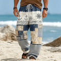 Vexaroa Men's Tribal Patchwork Drawstring Pants — product image 13