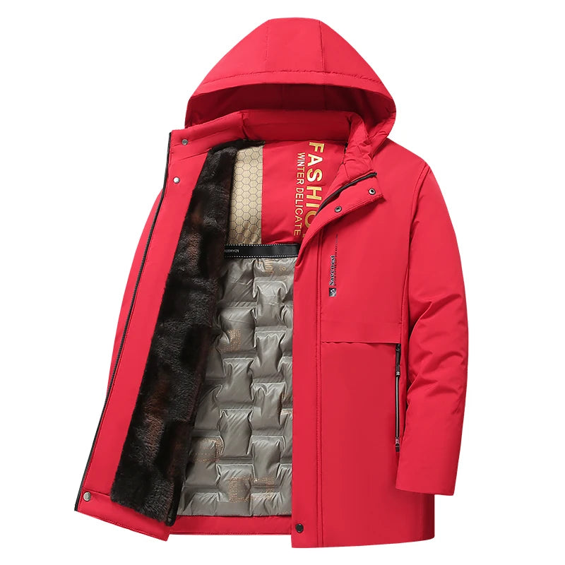 Winter Outdoor Leisure Fishing Windproof Warm Parker Cotton Jacket Comfortable Fashionable Versatile High-quality Padded Jacket