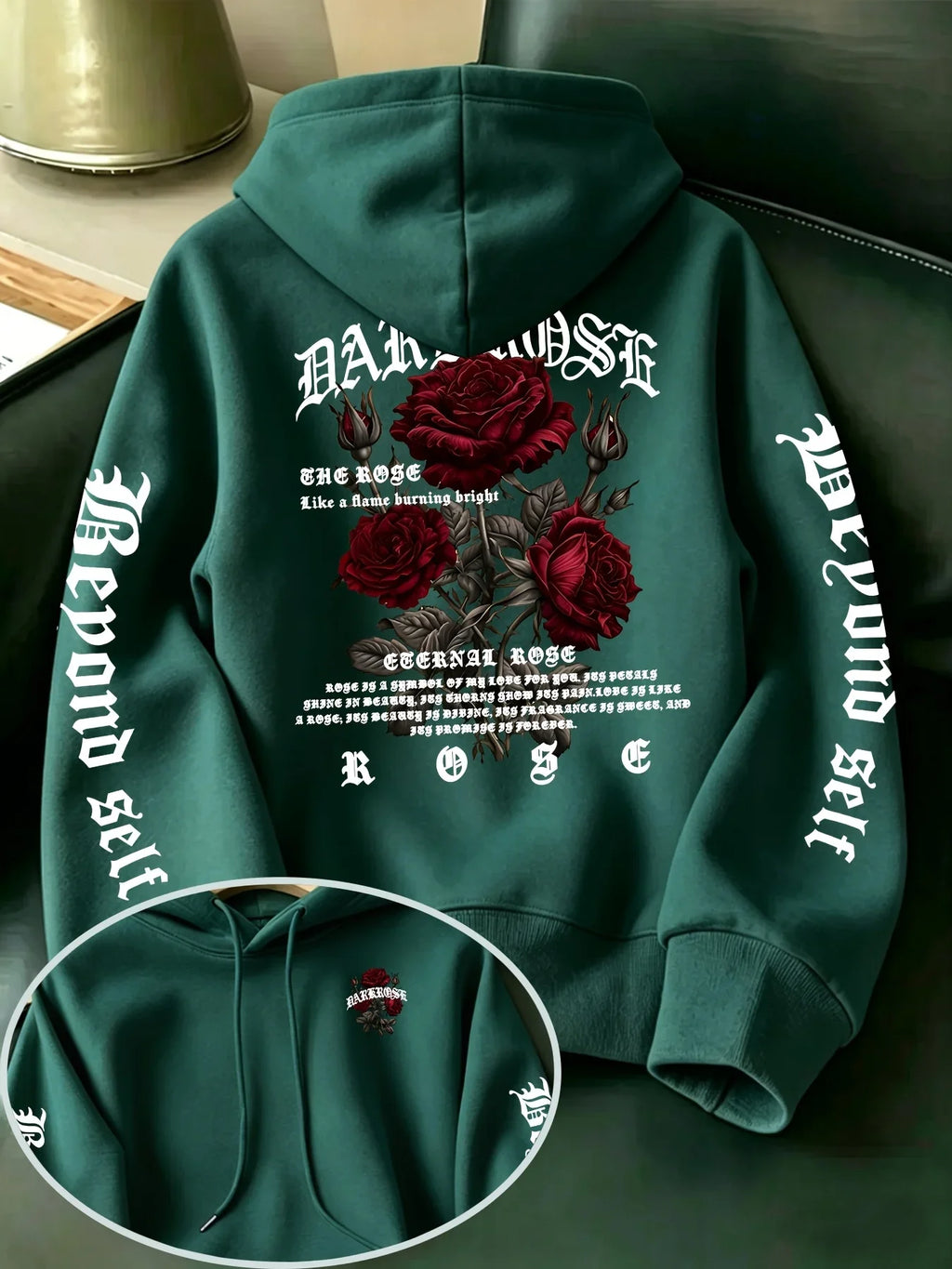 Vexaroa Gothic Rose Graphic Hoodie product image 19 | Vexaroa