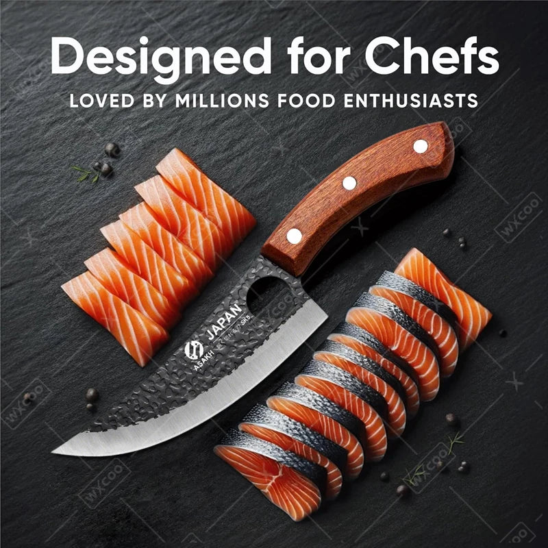 Vexaroa Kitchen Boning Knife and Cleaver product photo, view 2