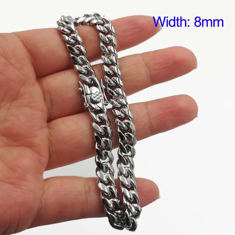 Vexaroa Stainless Steel Miami Cuban Chain Bracelet — Vexaroa product image 9