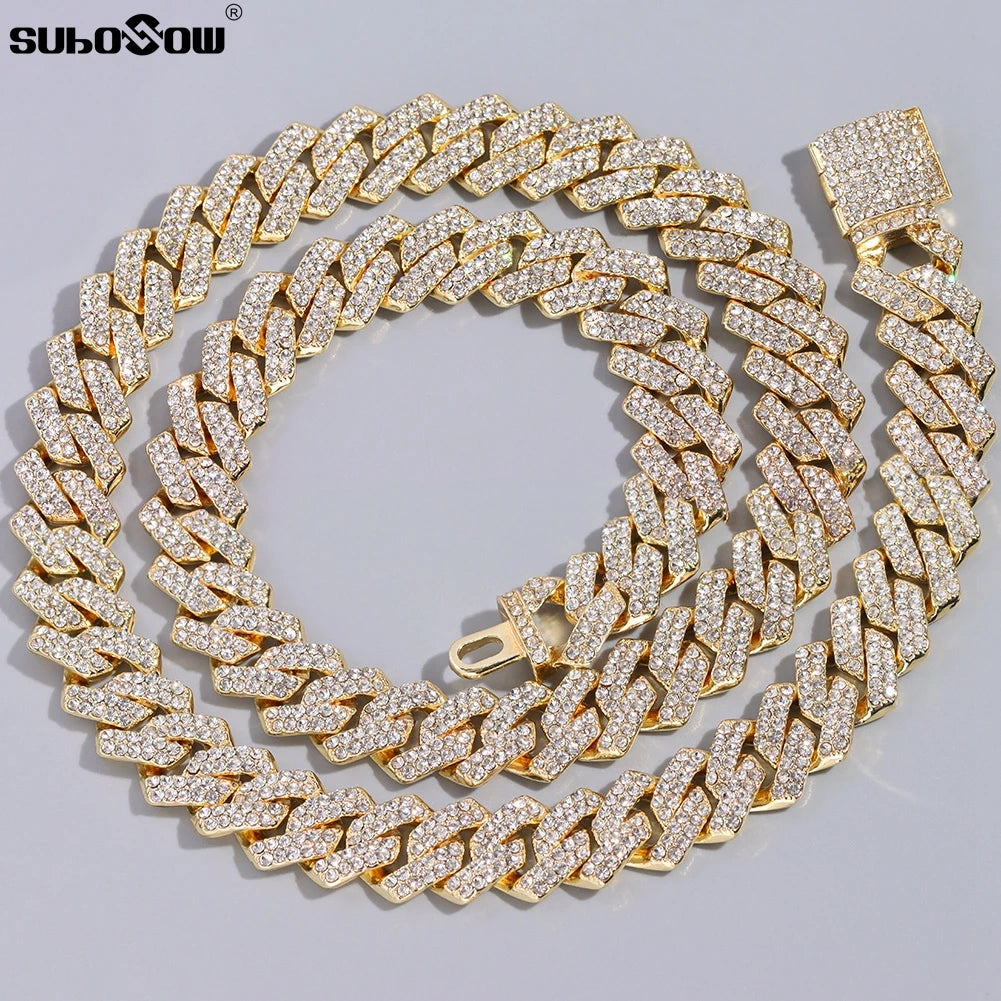 Vexaroa Iced-Out Cuban Link Necklace for Men and Women — Vexaroa product image 1