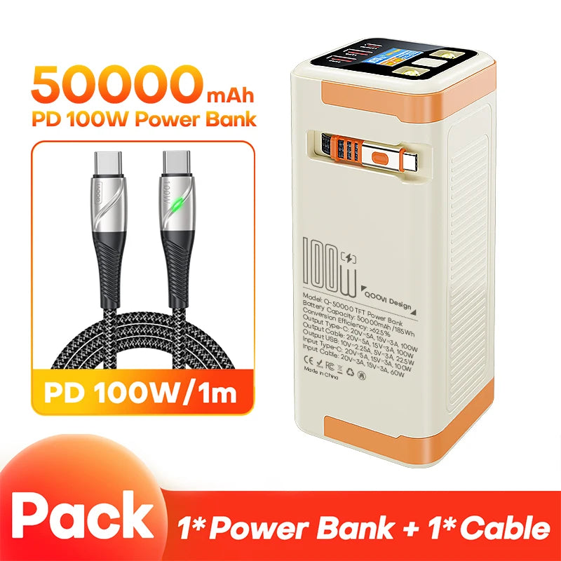 Vexaroa 50000mAh 100W PD Fast-Charging Power Bank – product view 7