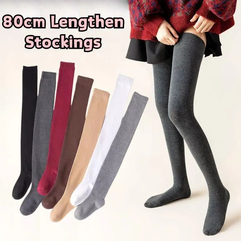 Vexaroa Women's 80cm Cotton Over-the-Knee Socks — product image 5