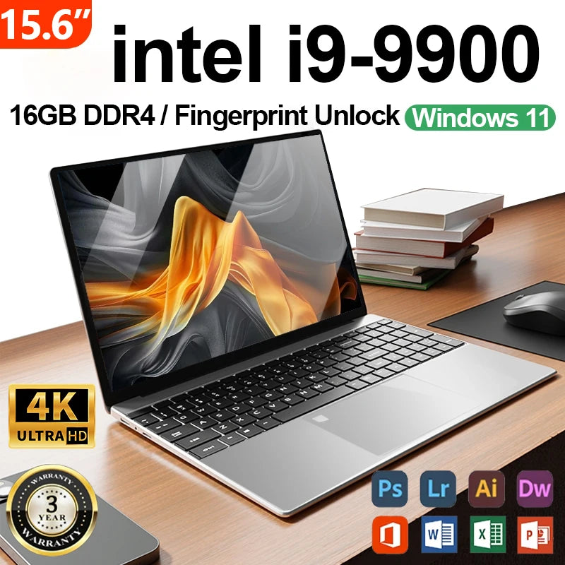 Vexaroa 15.6 4K Intel i9 Office Laptop 16GB RAM product image 1