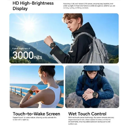 Honor Watch 6 Global Version Smart Sports Watch Heart Rate & ECG Monitoring, Bluetooth Calling, Compatible with Android/iOS 2026