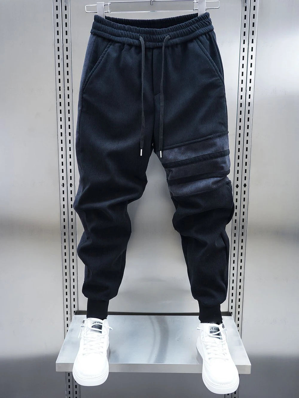 Vexaroa Men's Striped Patchwork Harem Pants — product image 22