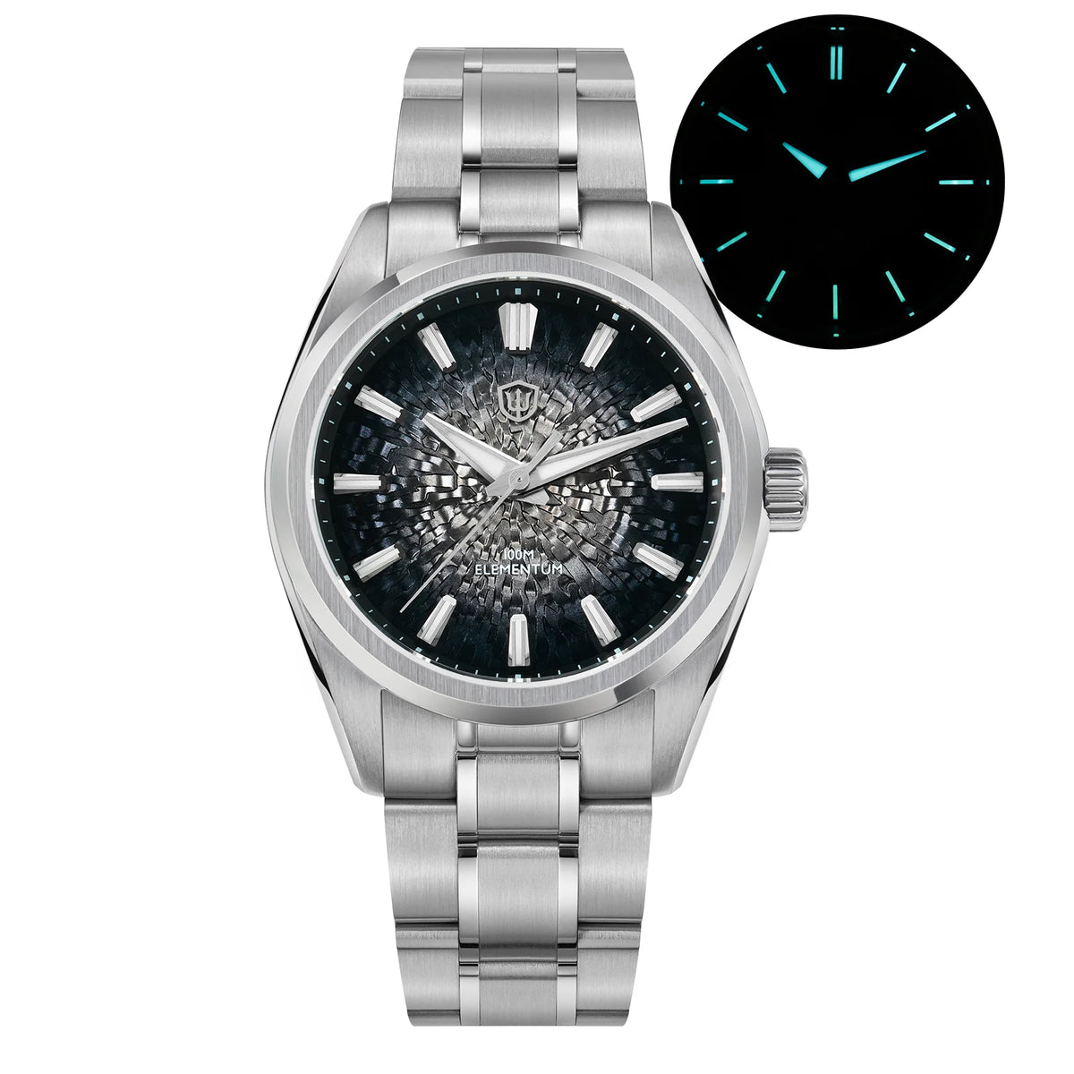 Vexaroa Ice Crack Dial 38mm Men's Watch – Sapphire Quartz