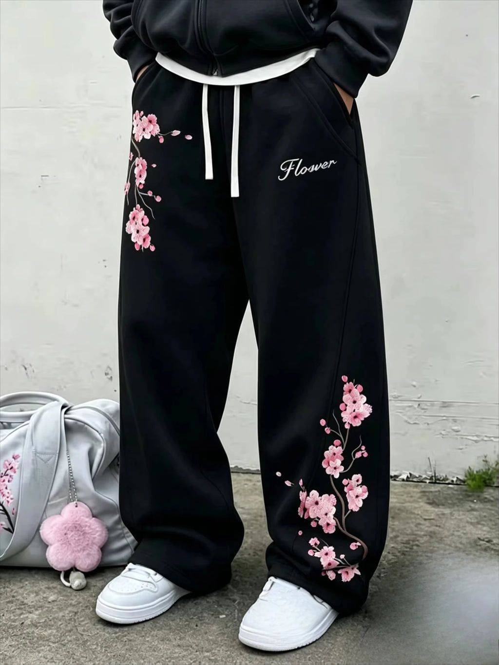 Vexaroa Cherry Blossom 3D Print Pants product image 9 | Vexaroa