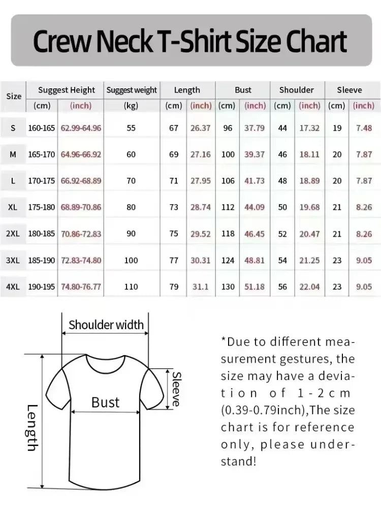 Vexaroa men's thick cotton printed summer T-shirt