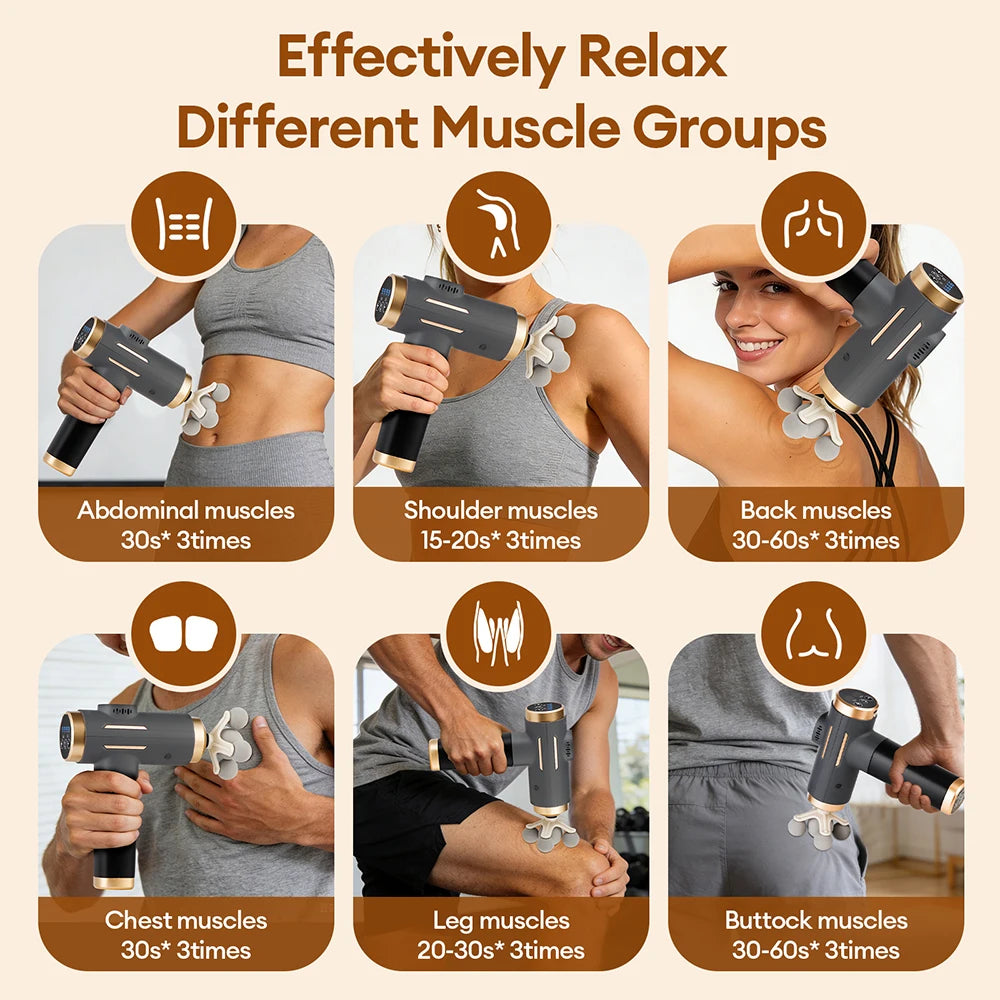 Vexaroa 11-in-1 Massage Gun 99-Level Fascia Body Muscle Relief