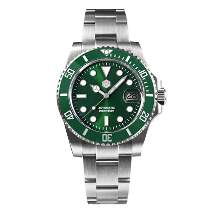 Vexaroa San Martin Upgraded Version 40mm Water Ghost Diver Watch Men Luxury Automatic Mechanical Watches Sapphire Waterproof 200m SN0017