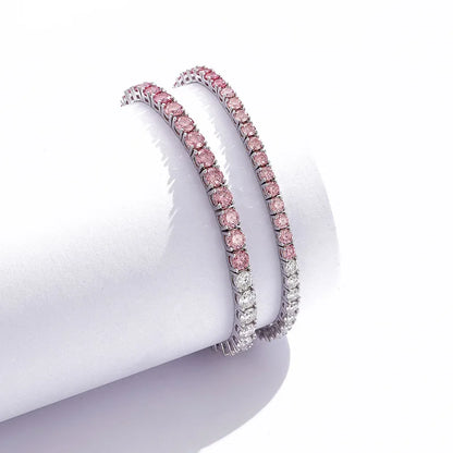 Vexaroa PT950 Platinum Gradient Moissanite Bracelet | Vexaroa