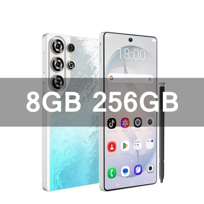 S26 Ultra Celulares Android Moblie Smartphone Original 6.9 Inch Phones Global Version Unlocked 5G Dual Sim CellPhones AB25