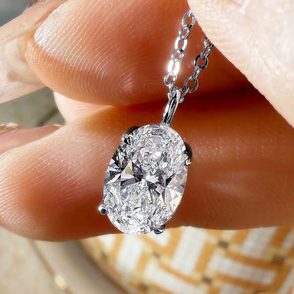 Vexaroa 14K Gold Lab-Grown Diamond Pendant Necklace