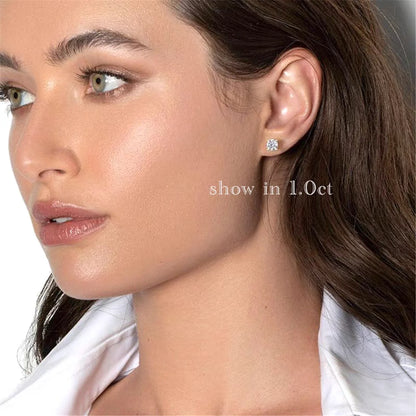 Vexaroa 14K Gold Lab-Grown Diamond Four-Prong Studs
