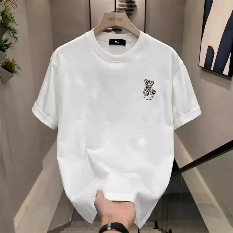 Vexaroa bear print men's summer T-shirt product image 3