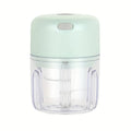 250ml mini rechargeable garlic chopper and meat grinder, durable and sturdy, suitable for grinding garlic, chili, onions, ground meat, nuts, and more