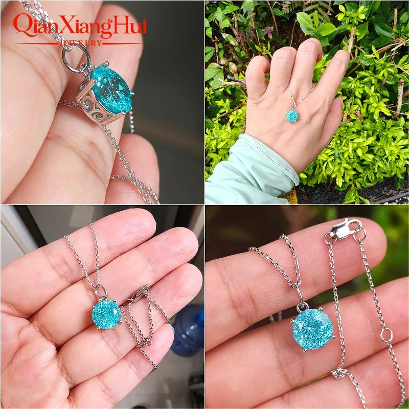 Vexaroa 9mm Neon Blue Green YAG Pendant - product image 4