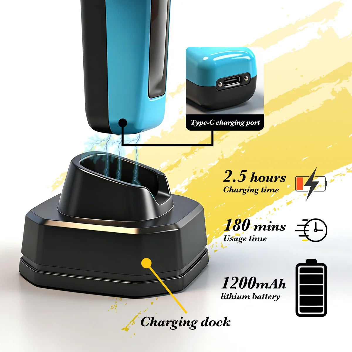 BRDCLIP Professional Hair Trimmer Rechargeable Hair Clippers Charging Base  Hair Care Appliance Trimmer For man BRD-339 BRD-619