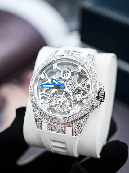 Men's Hollow Tourbillon Mechanical Waterproof Watch | Vexaro