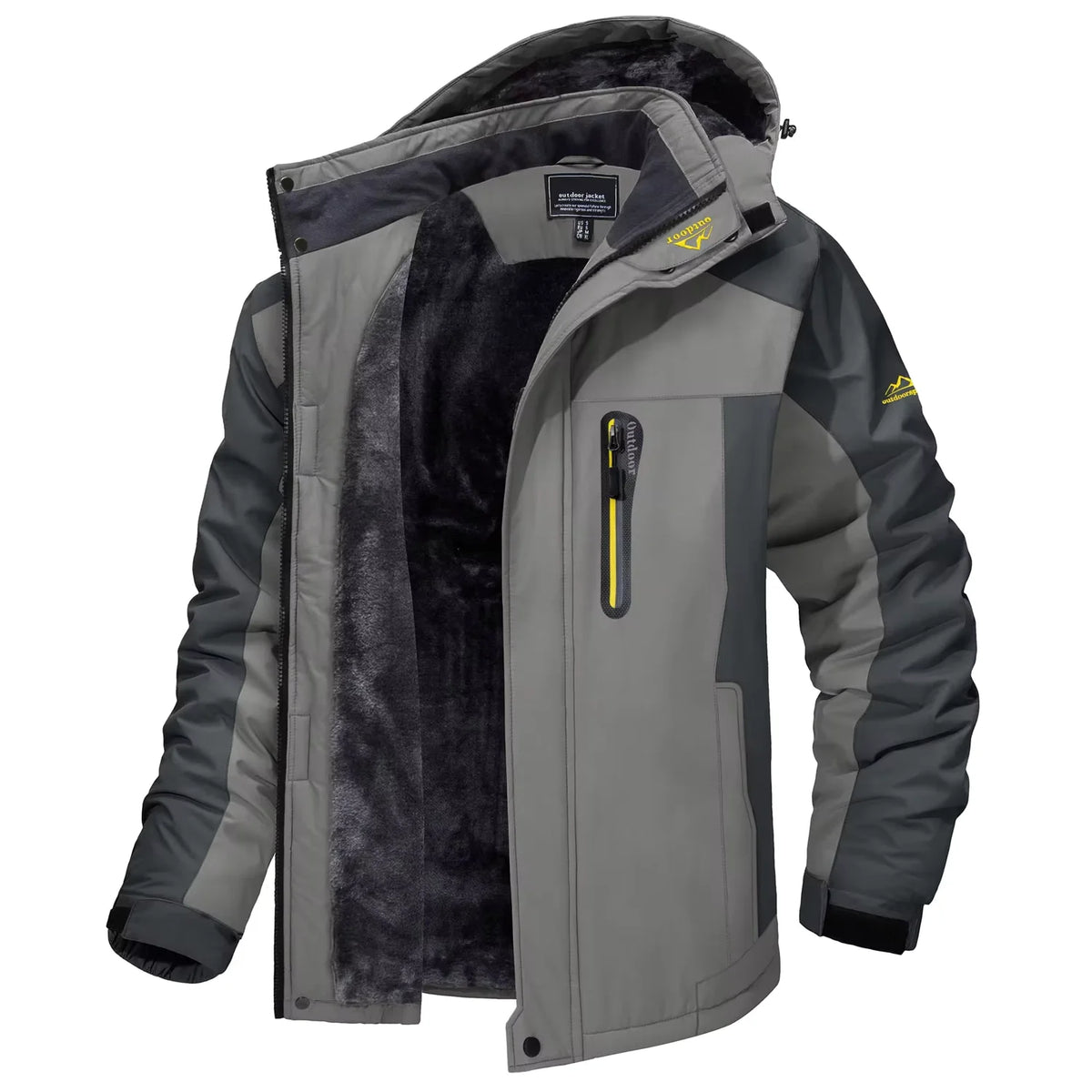 Vexaroa Men's Fleece-Lined Winter Parka