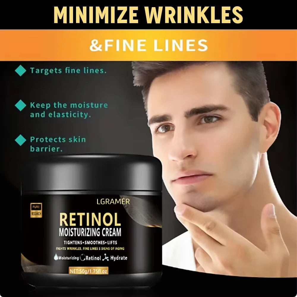 Vexaroa Men's Retinol Face Moisturizer – Anti-Aging & Pore