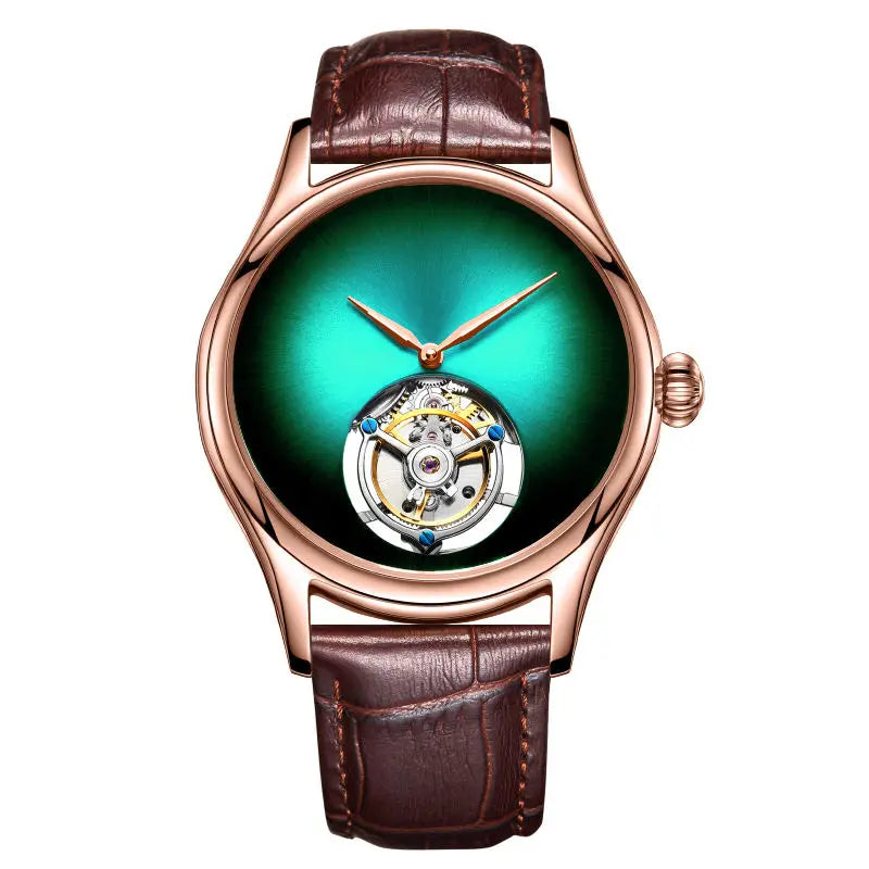 AESOP Top Brand Luxus-Uhr 100% authentisches Tourbillon Herrenuhrwerk mechanisch Saphirglas Skelettuhren für Herren