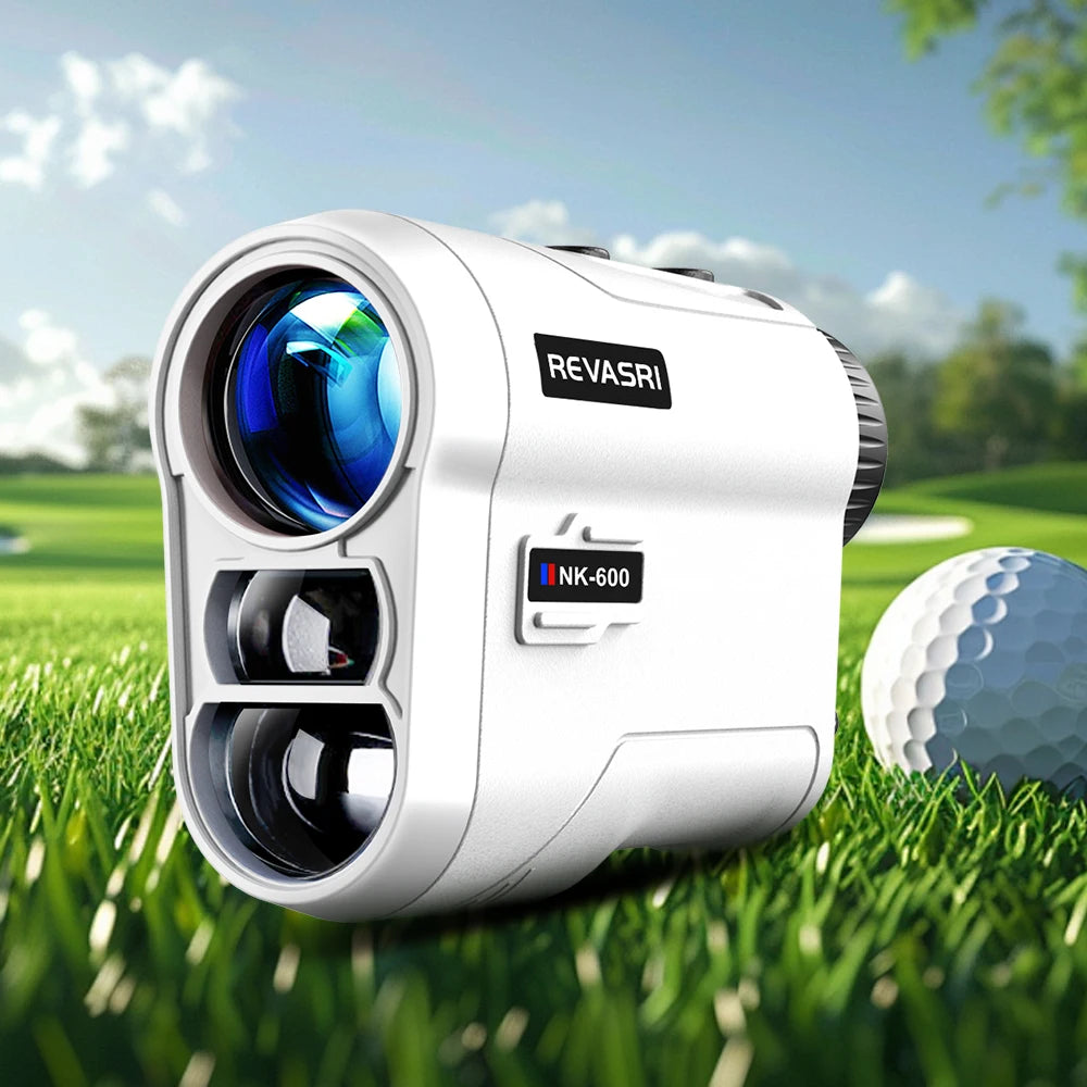 REVASRI Golf Laser Rangefinder Type-C Charge 600M/1000M 6X Magnification Monocular Telescope Range Finder for Outdoor Sports