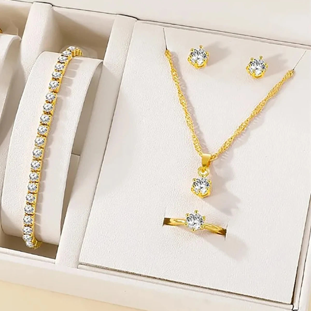Vexaroa Crystal Zirconia Five-Piece Jewelry Set — Vexaroa product image 6