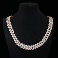 Moissanite Miami Cuban Link Chain 10K Gold 15mm | Vexaroa