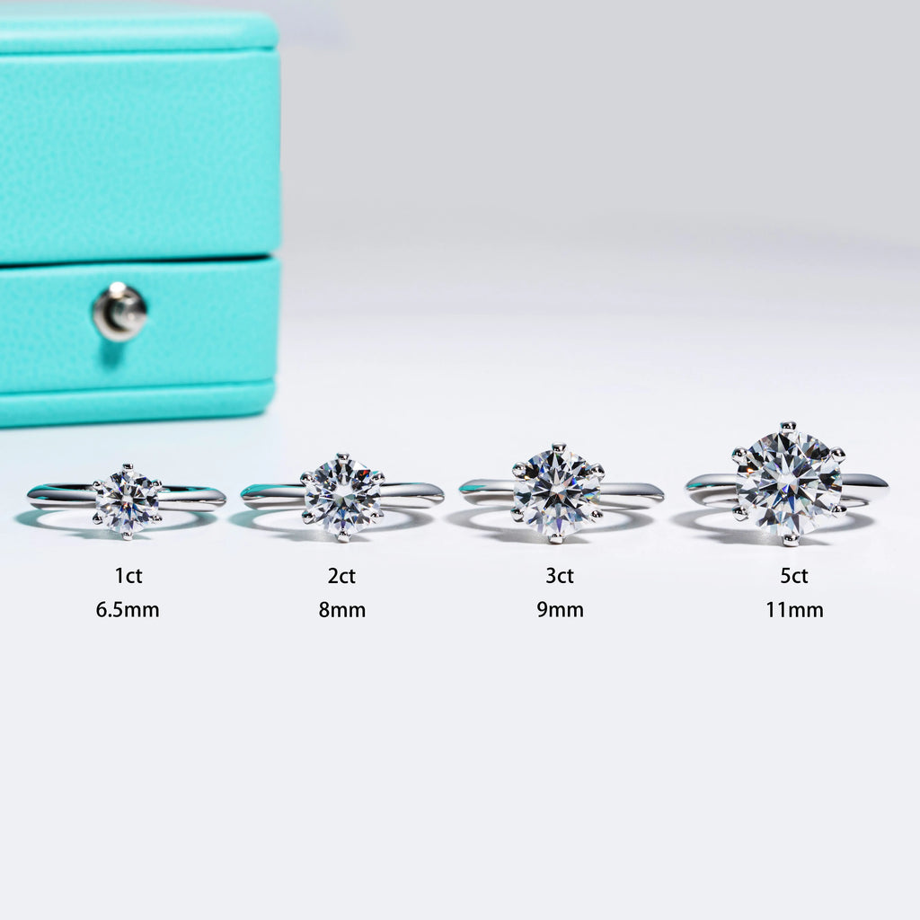 Vexaroa 1–5ct D-Colour Moissanite Solitaire Ring - product image 3