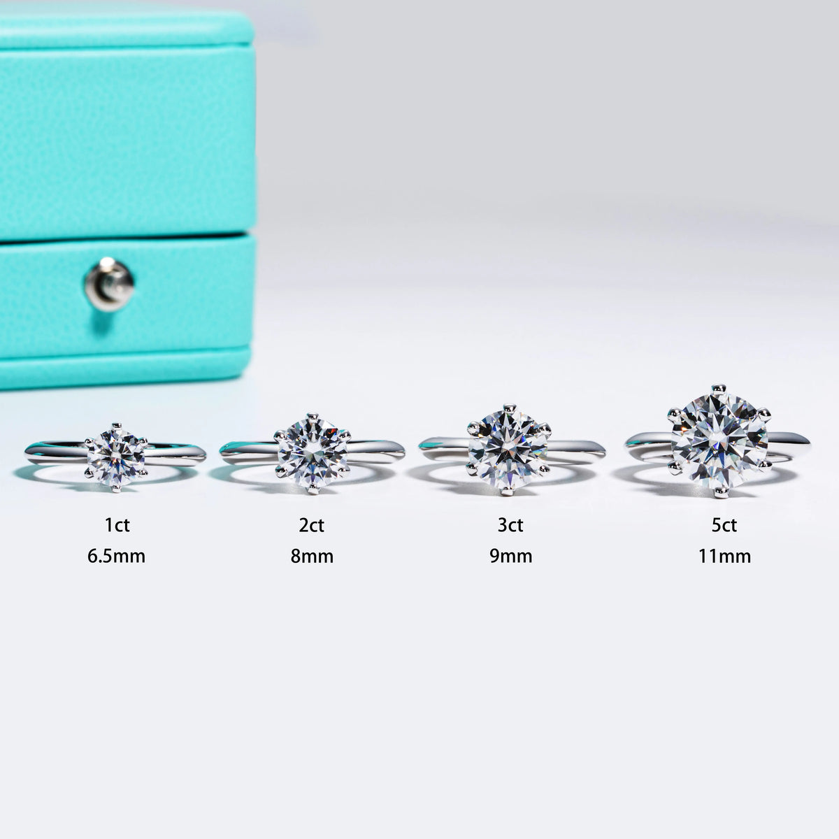 Vexaroa 1–5ct D-Colour Moissanite Solitaire Ring - product image 3